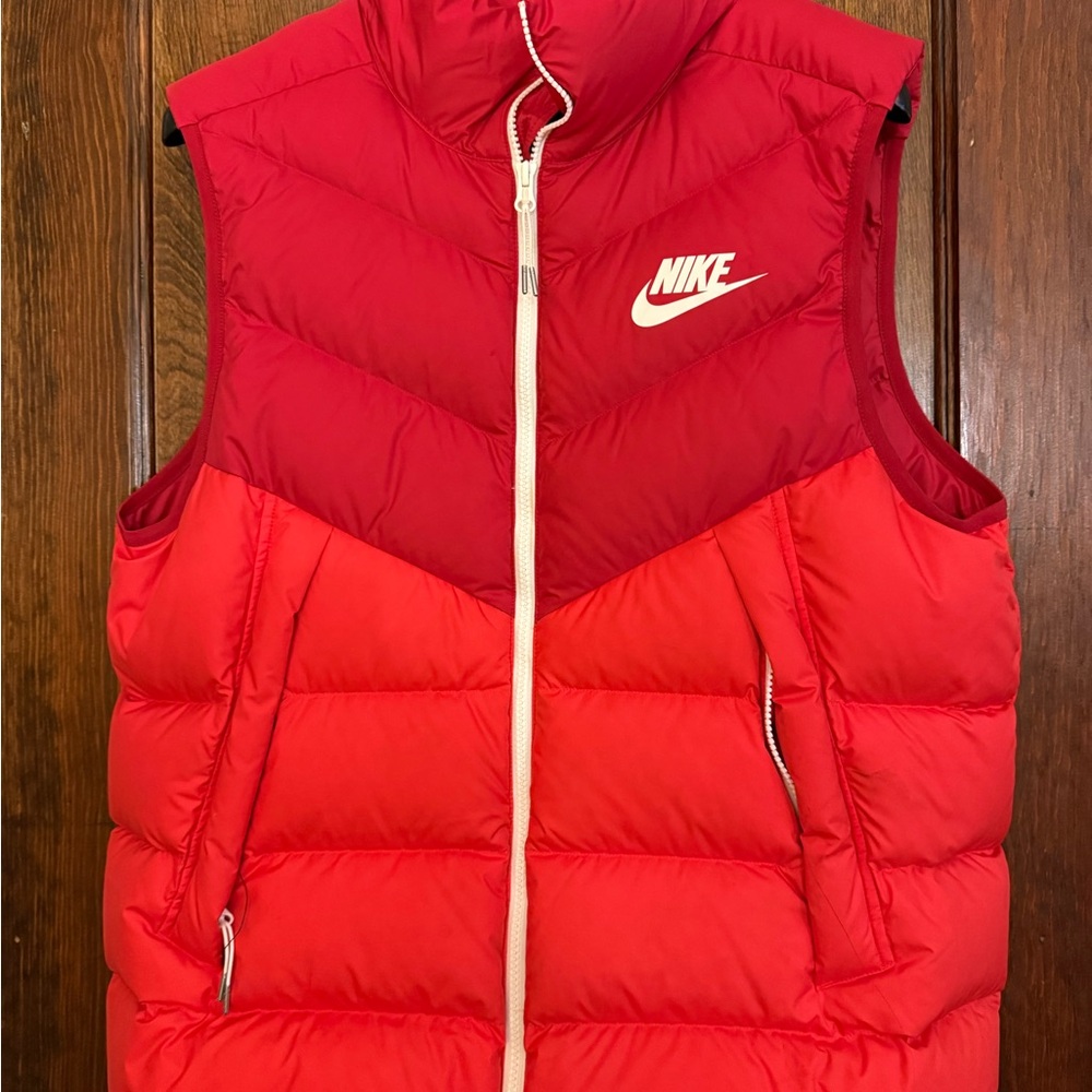Nike Red Puffer Vest